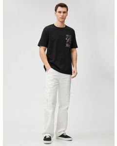  T-SHIRT MC BLACK M