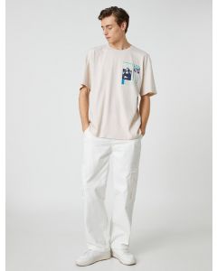  T-SHIRT MC BEIGE XL