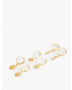  DES BOUCLES D&#39;OREILLES GOLD T