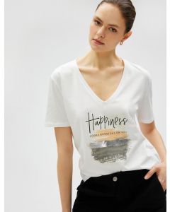 T-SHIRT MC WHITE M