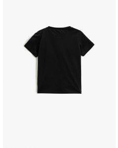 T-SHIRT MC BLACK 128