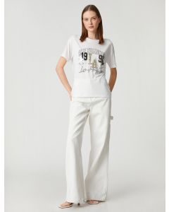  T-SHIRT MC WHITE S