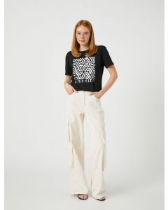  T-SHIRT MC BLACK S