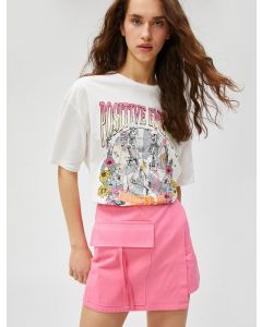  T-SHIRT MC ECRU XL