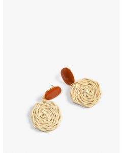  DES BOUCLES D&#39;OREILLES BROWN T
