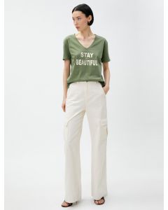 T-SHIRT MC KHAKI XL