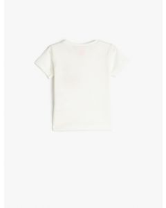 T-SHIRT MC ECRU 128