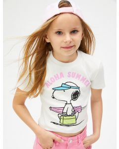 T-SHIRT MC ECRU 4-5
