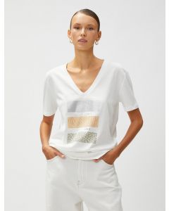  T-SHIRT MC WHITE M