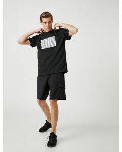  T-SHIRT MC BLACK XXL