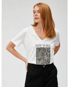  T-SHIRT MC WHITE M