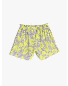  SHORTS LILA DESENLI 910