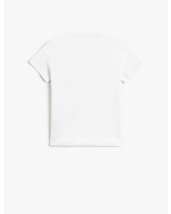  T-SHIRT MC WHITE 7-8
