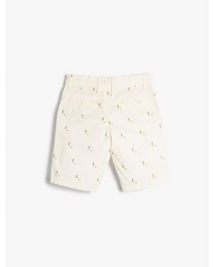  SHORTS ECRU DESIGN 4-5