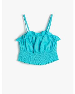  BLOUSE MC BLUE 910