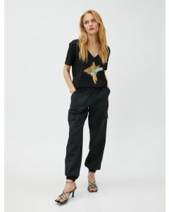  T-SHIRT MC BLACK M