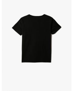  T-SHIRT MC BLACK 6-7