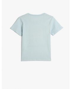  T-SHIRT MC BLUE 7-8