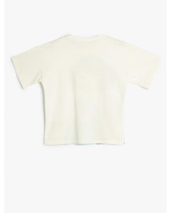 T-SHIRT MC ECRU 4-5