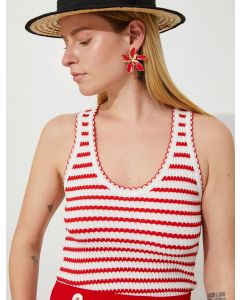  DÉBARDEURS RED STRIPE M