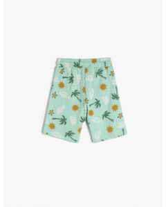 SHORTS YESIL DESENLI 6-7