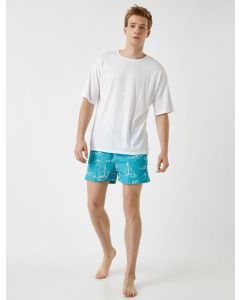  MAILLOT DE BAIN TURQUOISE DESIGN S