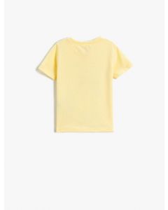 T-SHIRT MC YELLOW 128