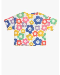  T-SHIRT MC ECRU DESIGN 112