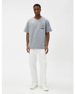 T-SHIRT MC GREY M