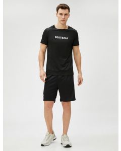  T-SHIRT MC BLACK XXL