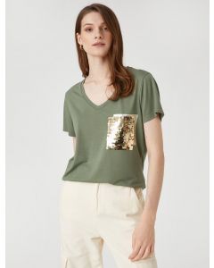  T-SHIRT MC KHAKI XXL
