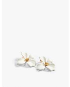  DES BOUCLES D&#39;OREILLES WHITE T