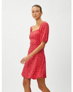  ROBES KIRMIZI DESENLI XL