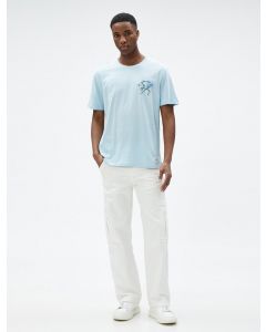  T-SHIRT MC LBLUE XL