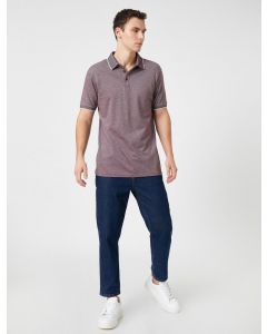  TSHIRT MC POLO BSC SKIN BORDEUX M