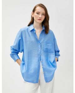  CHEMISES ML BLUE 44