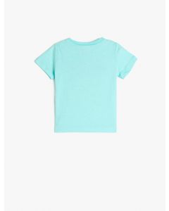  T-SHIRT MC BLUE 128